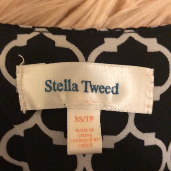 XS Stella Tweed black and white blouse - Picture 2 of 3